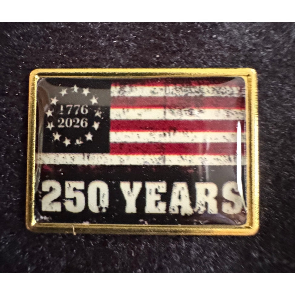 USA 250th Anniversary Lapel Pin Patriotic Americana Enamel CP153