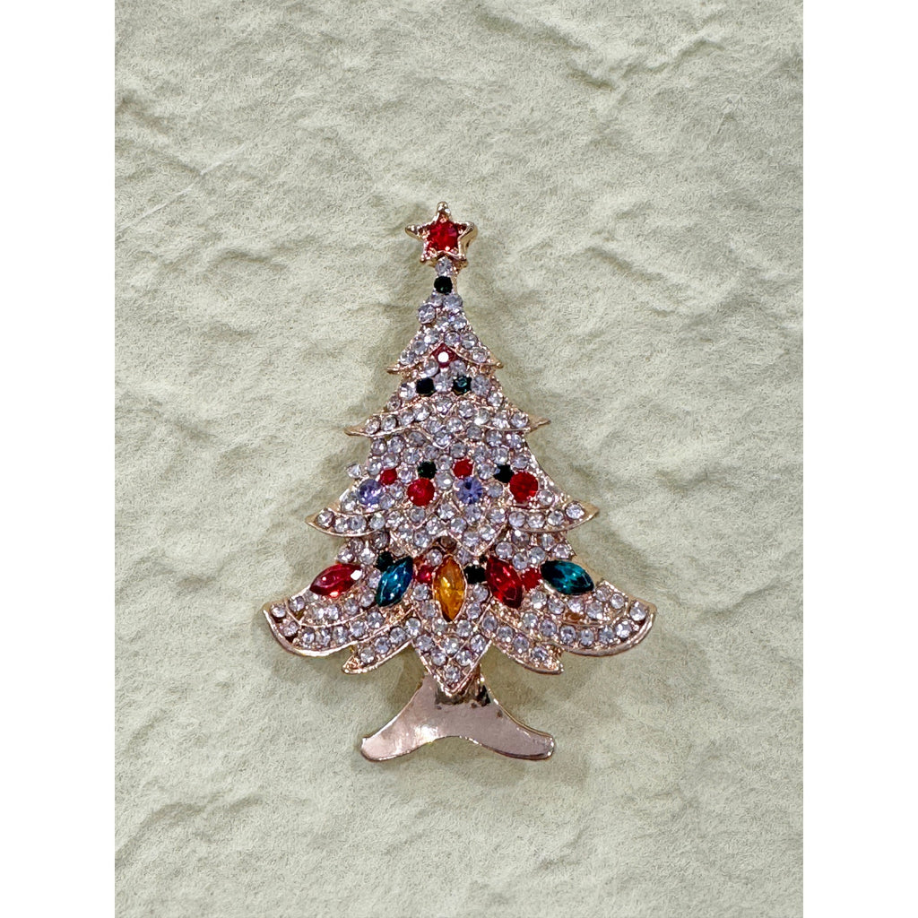 New Gorgeous Rhinestone Christmas Holiday Pin Brooch CP147