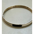 Vintage Black and White Bangle Bracelet 2.5" Diameter 1/4" Wide Classic B089