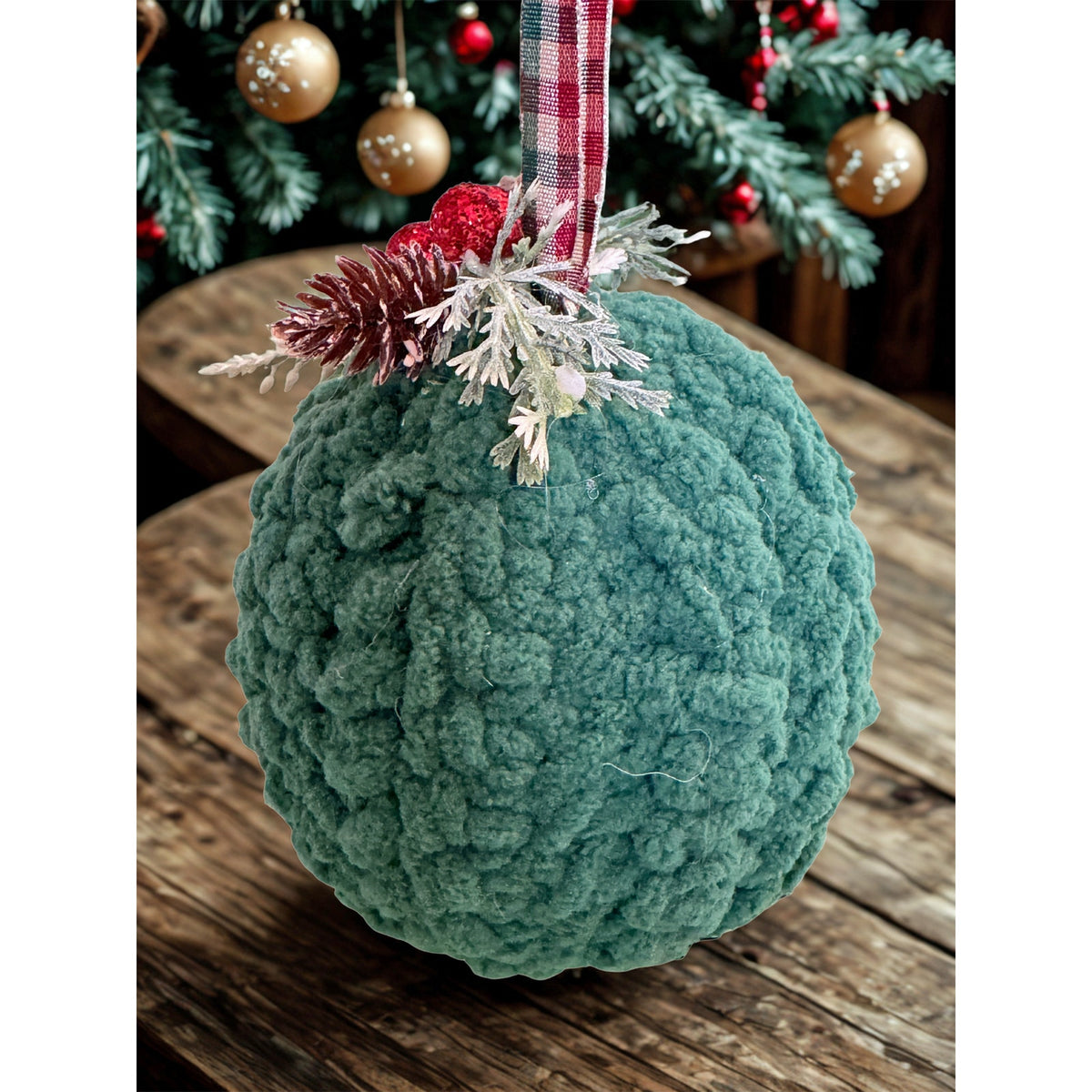Handmade Crocheted Christmas Ornament Christmas Bauble