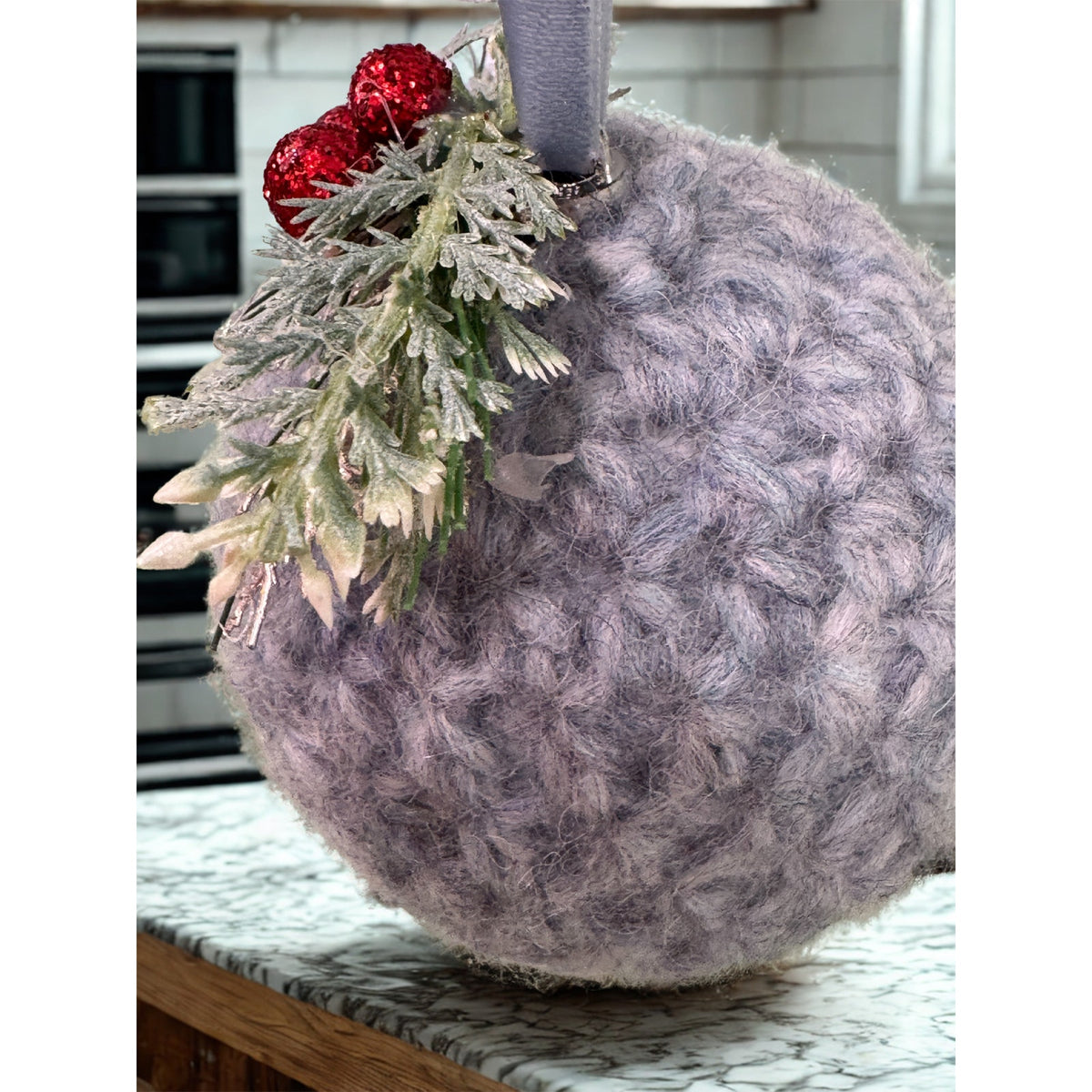 Handmade Crocheted Christmas Ornament Christmas Bauble