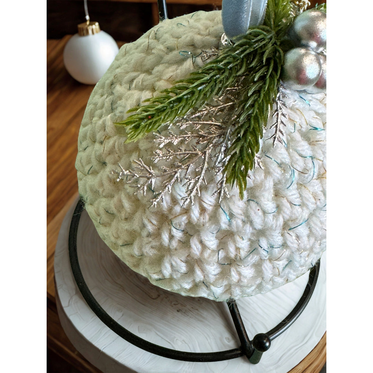 Handmade Crocheted Christmas Ornament Christmas Bauble