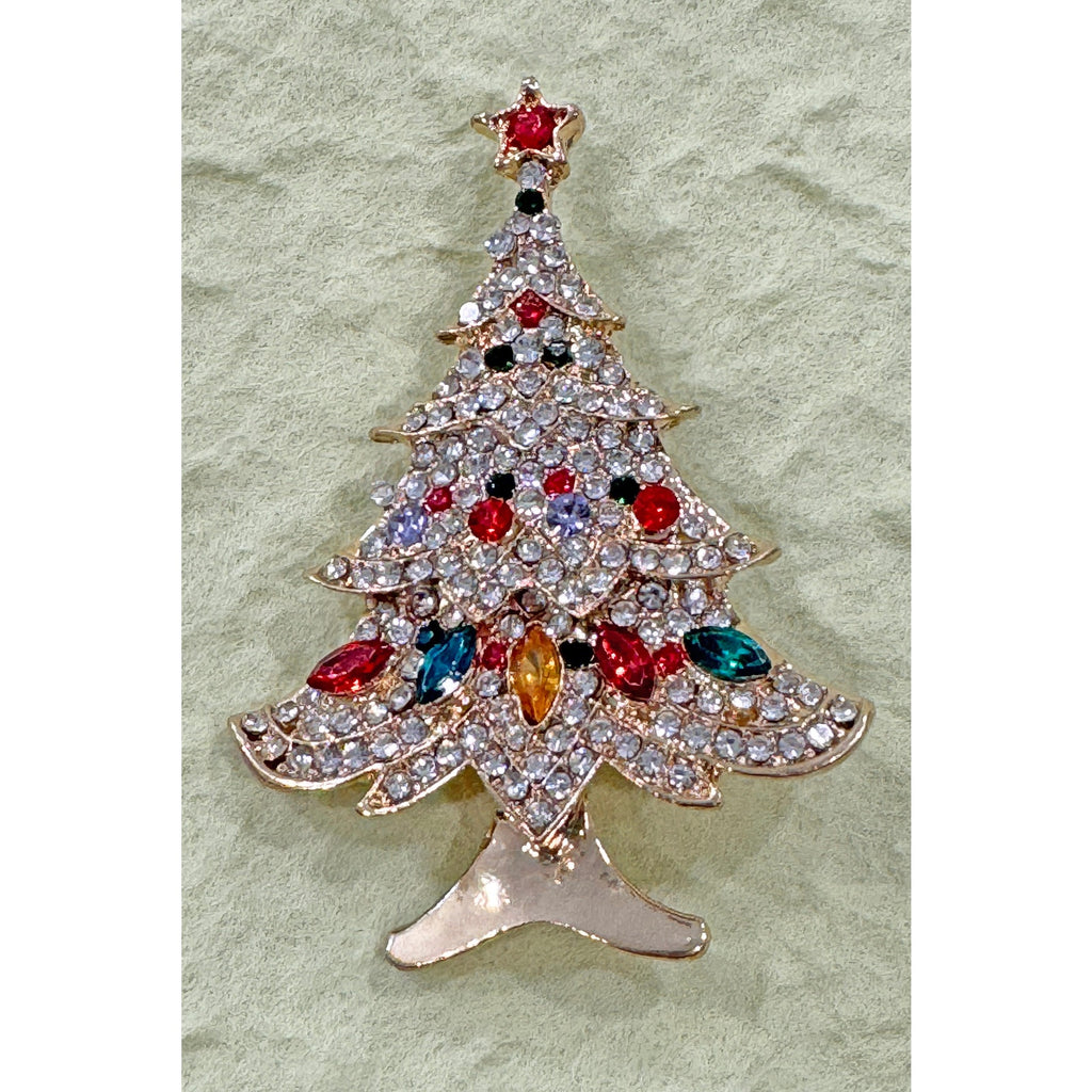 New Gorgeous Rhinestone Christmas Holiday Pin Brooch CP147