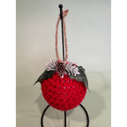 Handmade Crocheted Christmas Ornament Ball Bauble Tree Decoration   CO14