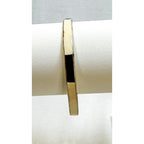 Vintage Black and White Bangle Bracelet 2.5" Diameter 1/4" Wide Classic B089