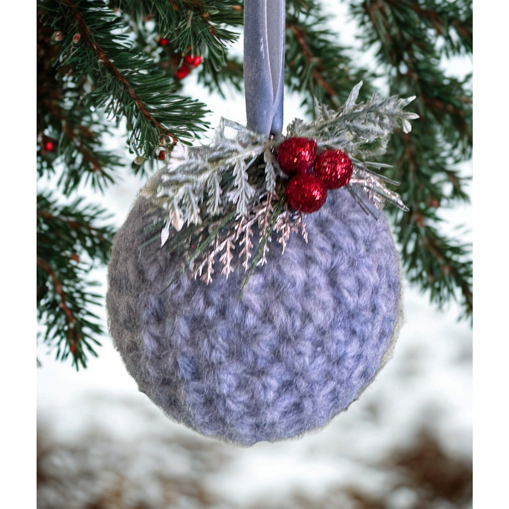 Handmade Crocheted Christmas Ornament Christmas Bauble