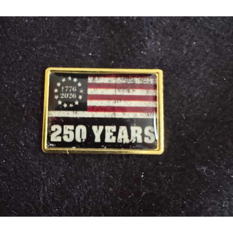 USA 250th Anniversary Lapel Pin Patriotic Americana Enamel CP153