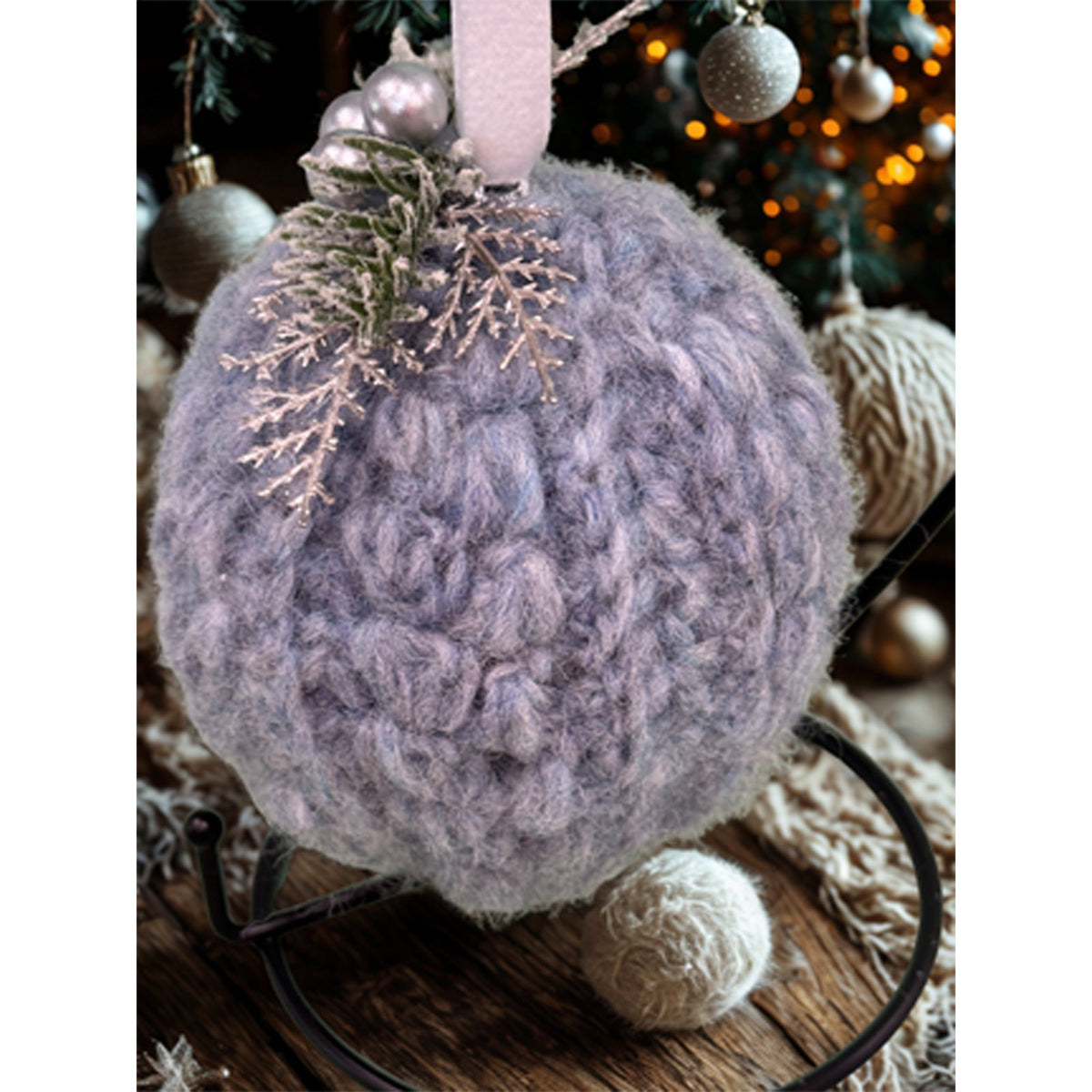 Handmade Crocheted Christmas Ornament Christmas Bauble