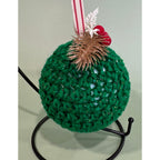 Handmade Crocheted Christmas Ornament Ball Bauble Tree Decoration   CO13