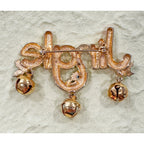 Vintage “Jingle” Christmas Pin Brooch with Bells & Holly CP18