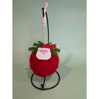 Handmade Crocheted Christmas Ornament Ball  Bauble  Tree Decoration   CO2