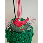 Handmade Crocheted Christmas Ornament Ball Bauble Tree Decoration   CO15