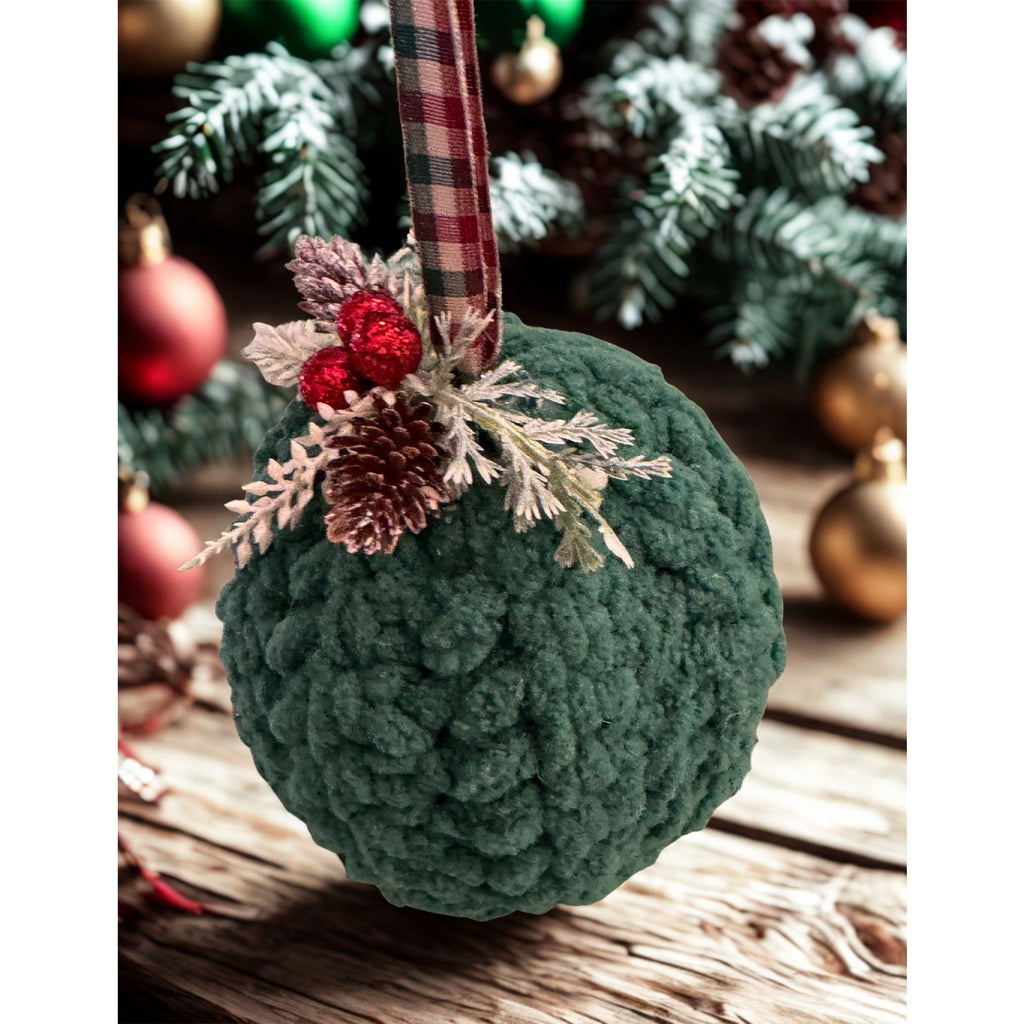 Handmade Crocheted Christmas Ornament Christmas Bauble