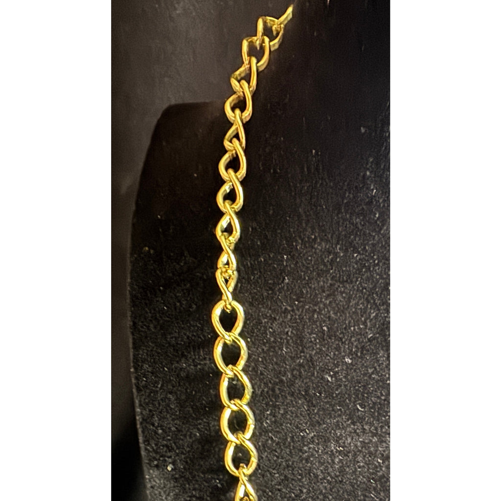 Gold Tone Chain Necklace 24” Lightweight Fashion Jewelry Link Chain Classic N206