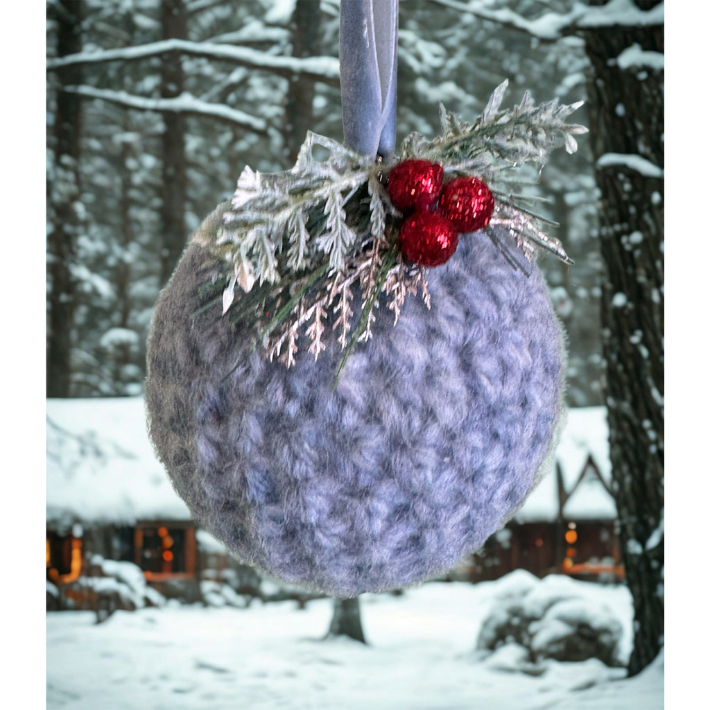 Handmade Crocheted Christmas Ornament Christmas Bauble