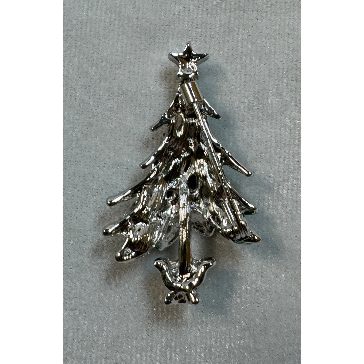 New Multicolor Rhinestone Christmas Tree Brooch Pin Holiday Jewelry 1.75" CP161